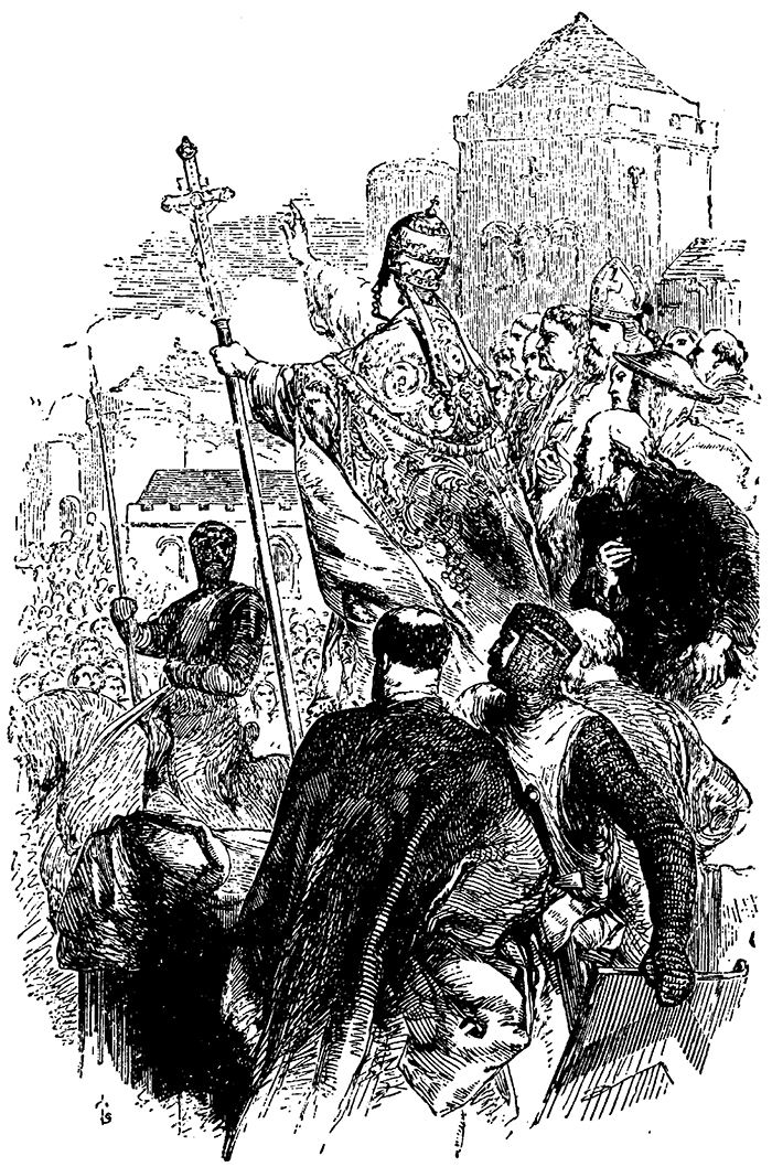 რომის პაპმა ურბან II-მ ქრისტიანებს ჯვაროსნული ლაშქრობისკენ მოუწოდა...