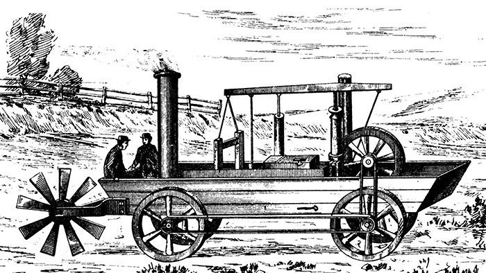 ოლივერ ევანსის მანქანა-ამფიბია, 1804, ფილადელფია