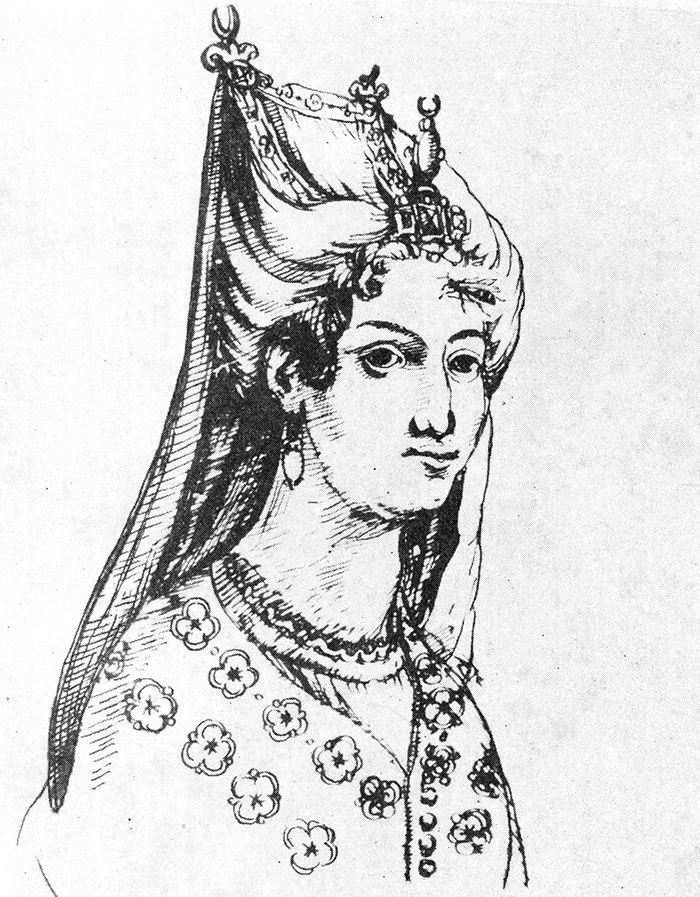  მარიამ დადიანი. დონ კრისტოფორო დე კასტელის ნახატი