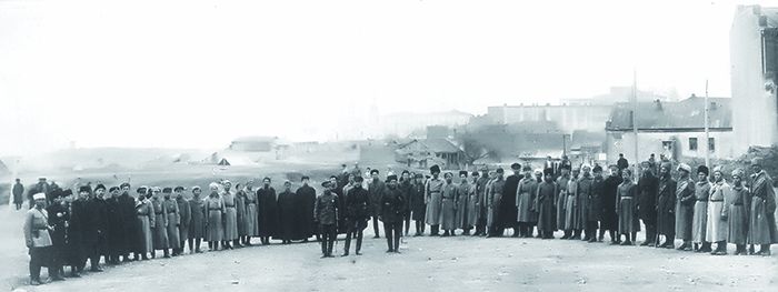 წითელი არმიის ჯარისკაცები თბილისში