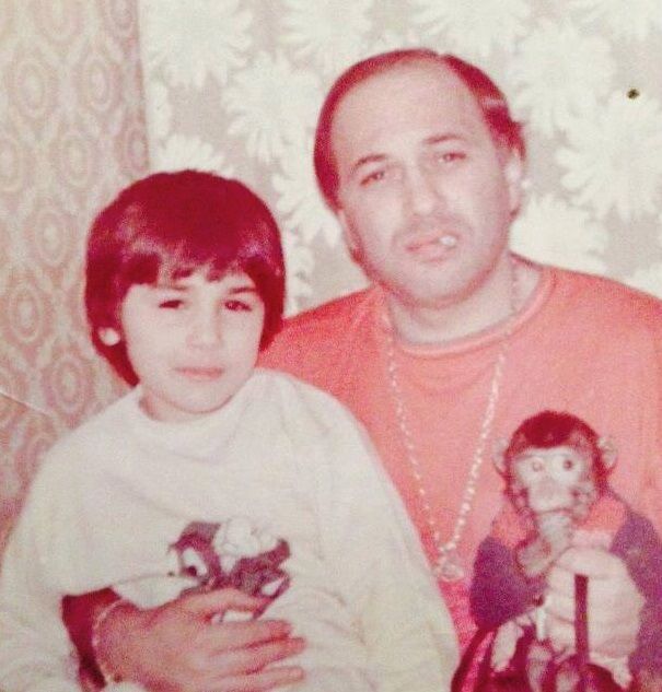 ავთანდილ ჩიხლაძე შვილთან ერთად