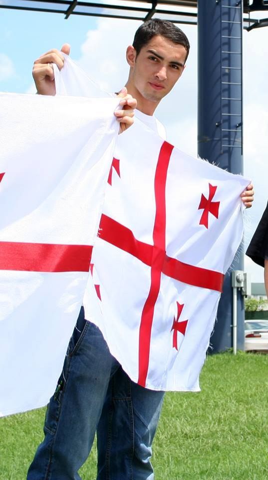 დავით კანდელაკი, აშშ-ში, 2008 წლის საქართველო - რუსეთის ომისას, საპროტესტო აქციაზე