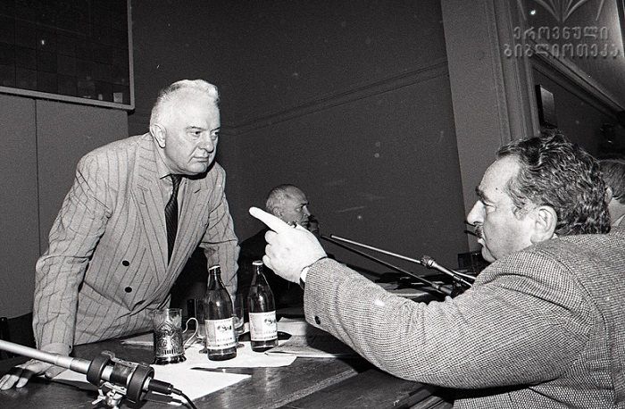 ედუარდ შევარდნაძე და გიგა ლორთქიფანიძე