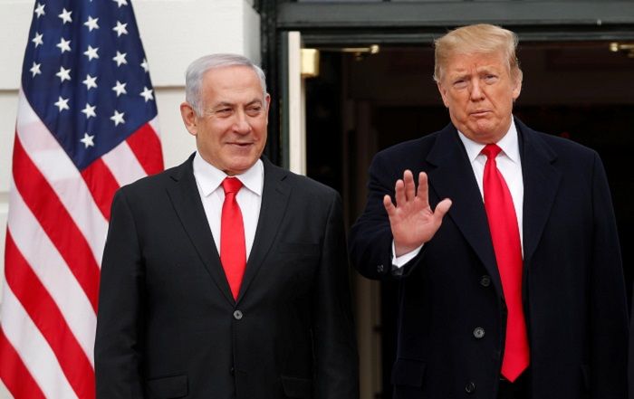 ბენიამინ ნეთანიაჰუ და დონალდ ტრამპი