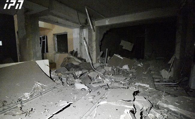 ფოტო აფეთქების ადგილიდან. ფოტოგრაფი: გიორგი ჟამერაშვილი