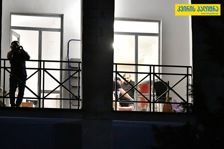 ფოტო დანაშაულის ადგილიდან. ფოტოგრაფი: გიორგი ჟამერაშვილი