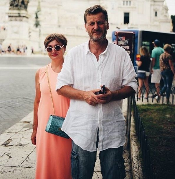 ნინო ჭუმბურიძე მეუღლესთან, ბადრი არეშიძესთან ერთად