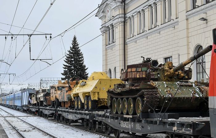 სწორედ ამ ტ-55-ის სირიაში ტერორისტებისთვის გაგზავნას გვაბრალებს მოსკოვი