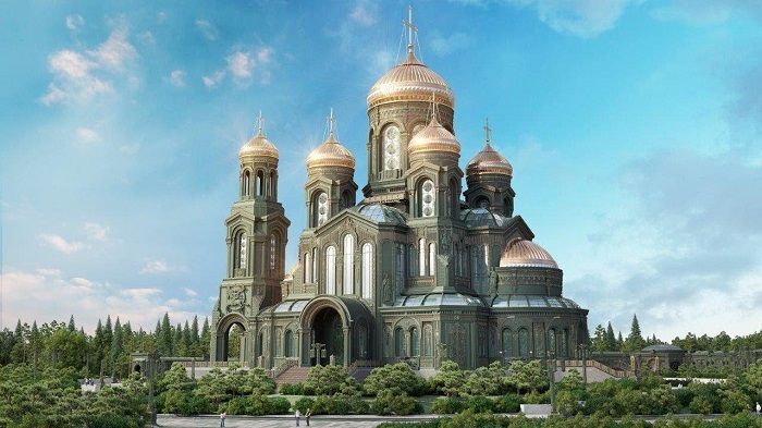 რუსული არმიის მთავარი ტაძარი სიდიდით მესამე იქნება რუსეთში