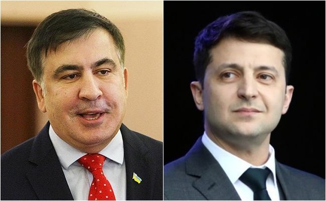 მიხეილ სააკაშვილი, ვლადიმერ ზელენსკი