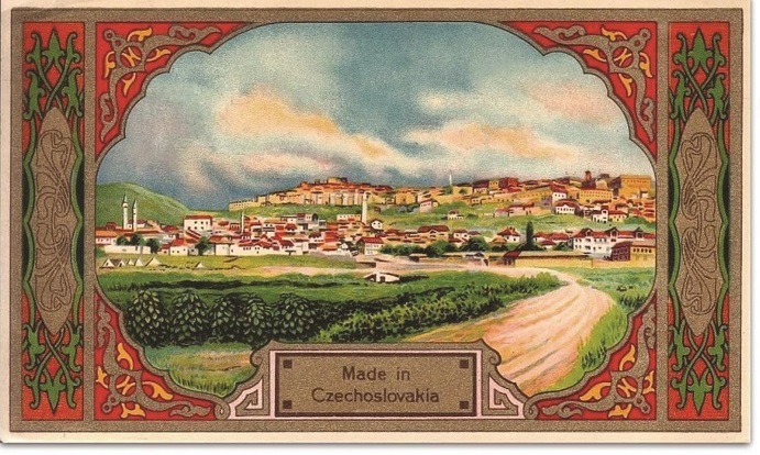 ეხოსლოვაკიაში დამზადებული "ოსმალური ფესი" (ქუდი), ანკარის ხედით, XX საუკუნის 20-იანი წლები 