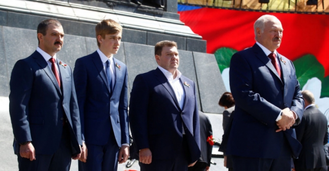 ალექსანდრე ლუკაშენკო ვაჟებთან ერთად