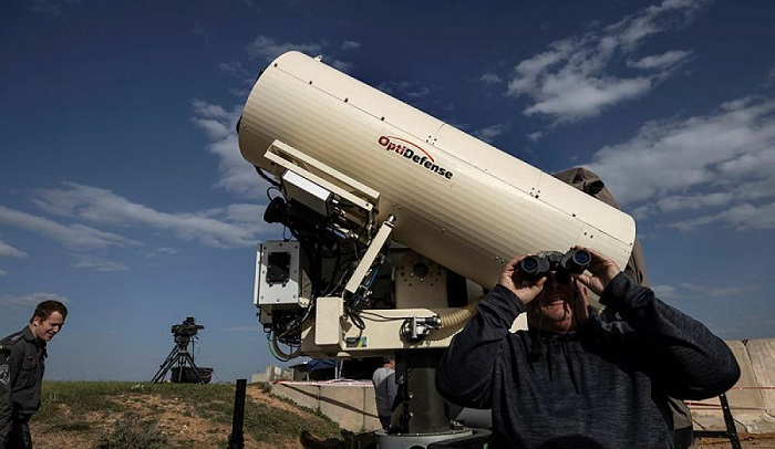ისრაელის მობილური ლაზერული დანადგარი 'ცეცხლოვანი ბუშტების' ჩამოსაყრელად